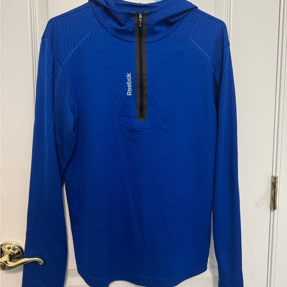 Reebok Men's Blue Performance Hoodie